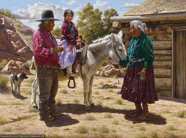 Светлая сторона Дикого Запада в прелестных картинах Альфредо Родригеса