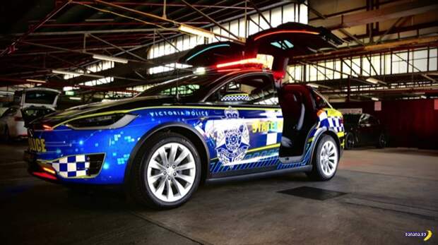 Австралийская полиция получила Tesla Model X