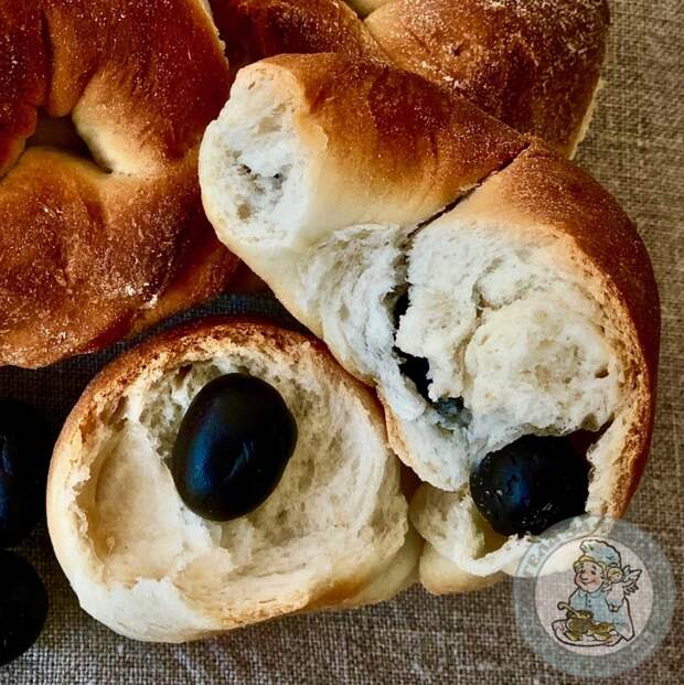 Булочки с оливками по-гречески (элиопитес) Еда, Рецепт, Оливки, Длиннопост, Булочки