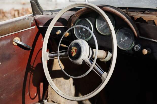 Ржавый и эксклюзивный Porsche, простоявший 42 года porsche, отлдтаймер, ретро авто