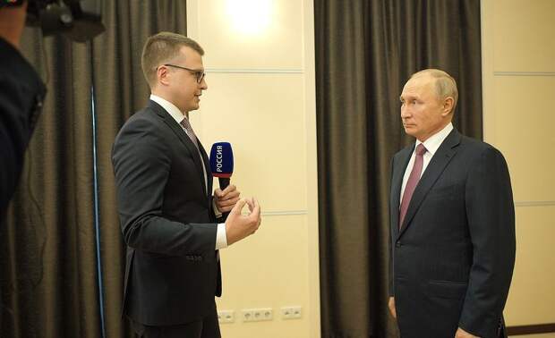 Владимир Путин ответил на вопросы журналиста телеканала 