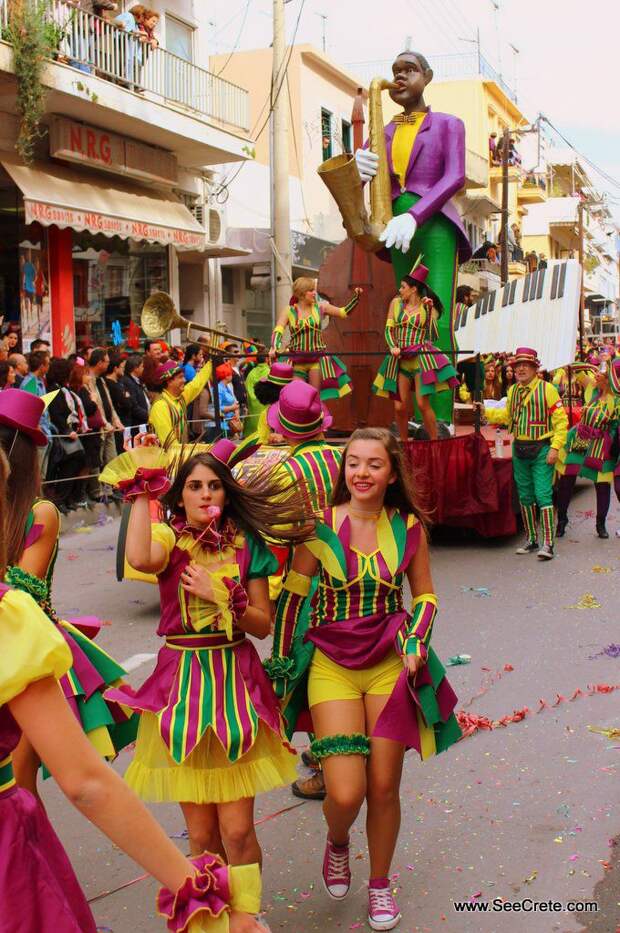карнавал, фото, греция, крит