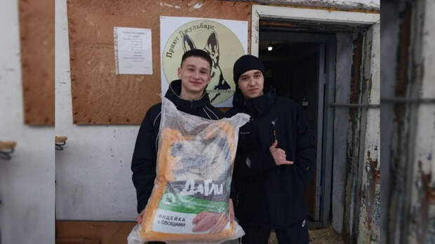Школьники собрали средства и закупили большую партию корма для приюта в Горно-Алтайске