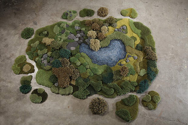 nature-inspired furniture Alexandra Kehayoglou rug