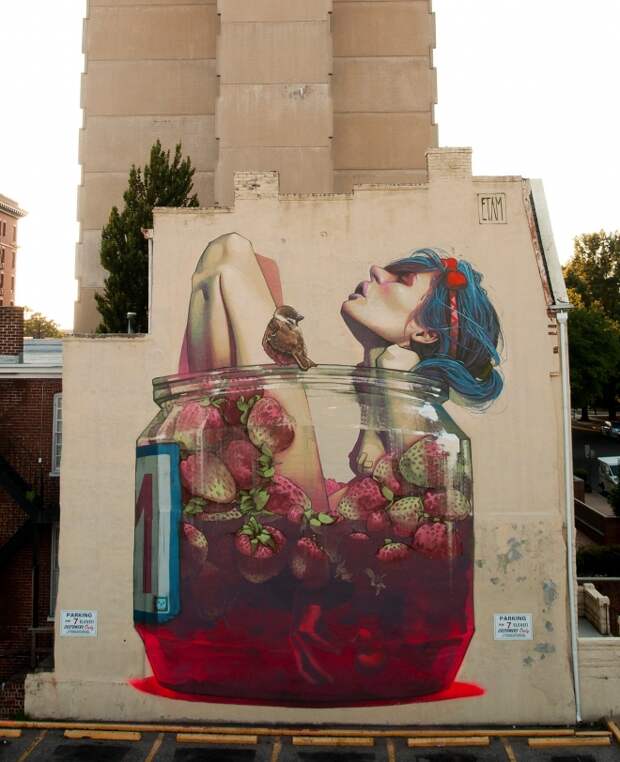 Уличные фрески от Etam Cru Уличные фрески от Etam Cru