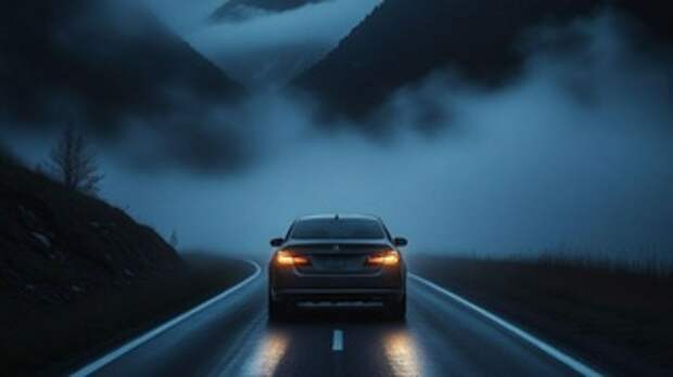 Автомобиль в темноте / Изображение сгенерировано YandexGPT 5 Pro / amic.ru
