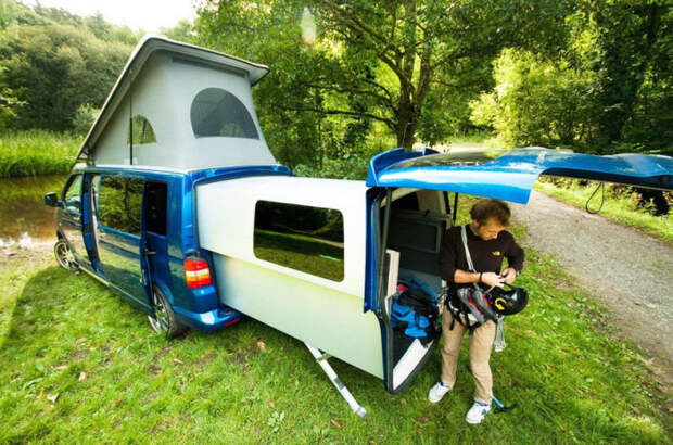 Отличная идея в VW Doubleback.
