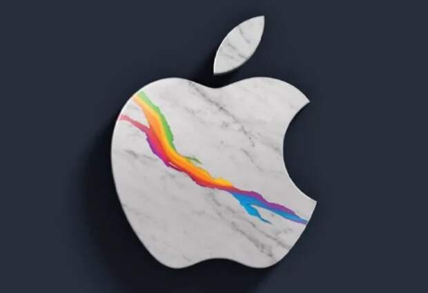 Apple создала логотип из мрамора в честь открытия в Риме