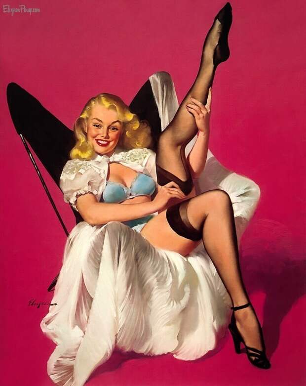 Pin-up — художник Джил Элвгрен