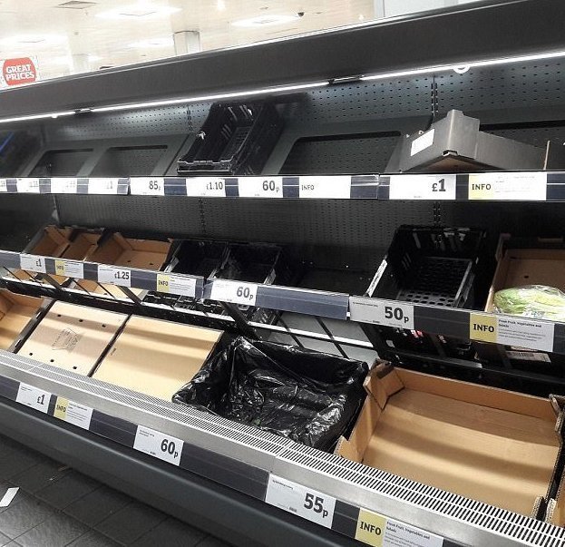 Почти как в СССР: британцы узнали, что такое продуктовый дефицит