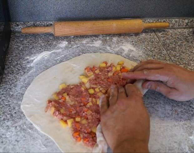 Вкуснейший Ханум из солнечного Узбекистана! Или как приготовить огромный мант! Еда, Рецепт, Кулинария, Мультиварка, Готовим дома, Специи, Видео рецепт, Видео, Длиннопост