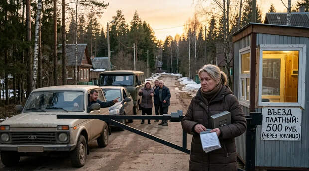 Жительница Подмосковья установила платный въезд в деревню и попала под следствие