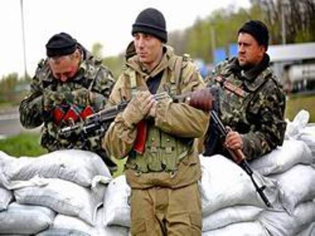 Ополченцы окружили третью группировку бойцов нацгвардии Ополченцы окружили третью группировку бойцов нацгвардии