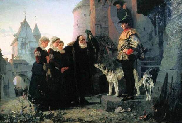 Василий Поленов "Право господина", 1874 г