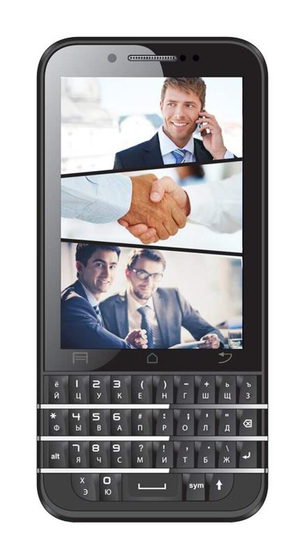 BQS 3552 Berkeley black front BQ  представил Android смартфон с qwerty клавиатурой