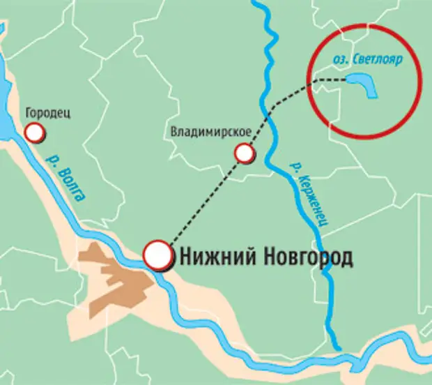 Карта гугл городец нижегородская область