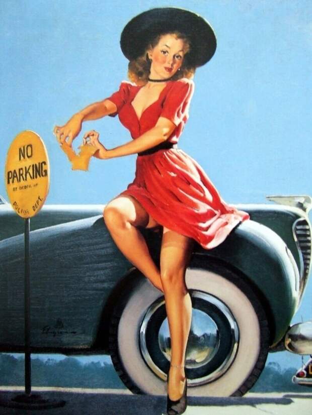 Pin-up — художник Джил Элвгрен