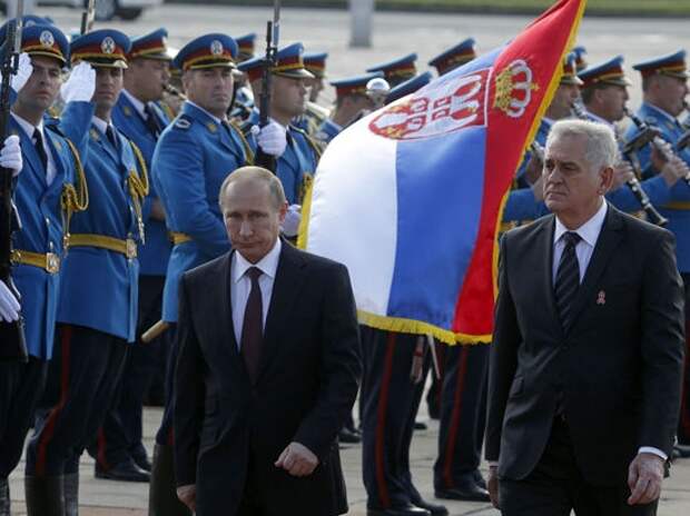 Шаги Путина: Путина встречали в Сербии как триумфатора