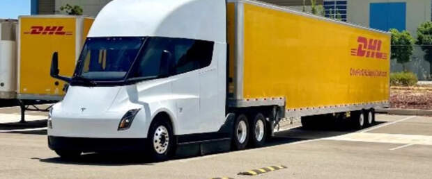 DHL испытала грузовики Tesla Semi и подтвердила их производительность