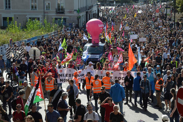 для иллюстрации. Протестыы во Франции