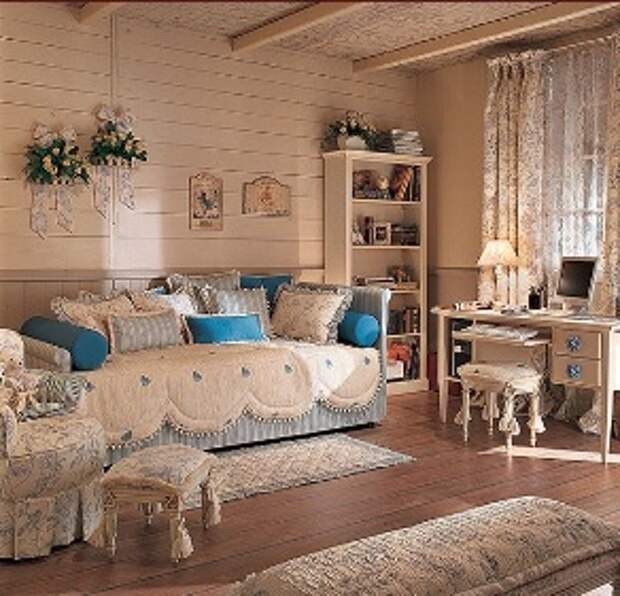 гостиная прованс