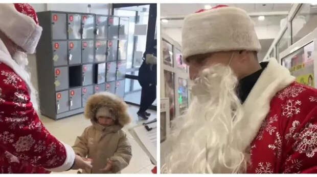 Полицейский Дед Мороз учил жителей Карагандинской области финансовой безопасности