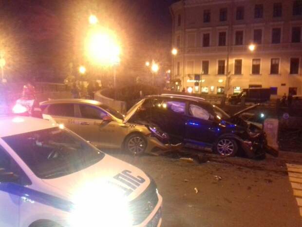 ТОП-5 аварий на дорогах Петербурга в ночь с 25 на 26 августа