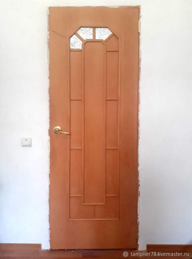 Декор двери в эльфийском стиле из папье-маше, фото № 2