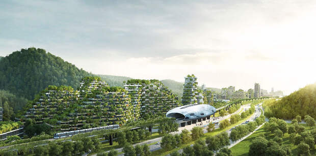 В Китае построят удивительный зеленый город