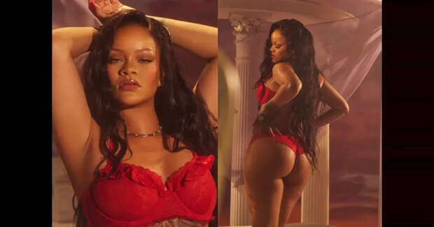 Рианна снялась в нижнем белье спустя три месяца после третьих родов