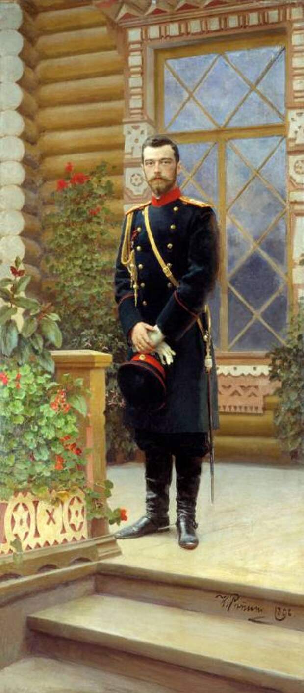 Репин - Портрет императора Николая II