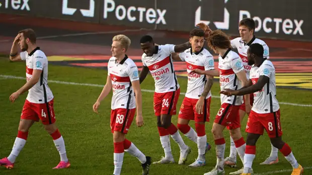 «Спартак» пропустил от «Ахмата» два мяча за 11 минут в матче 30-го тура РПЛ