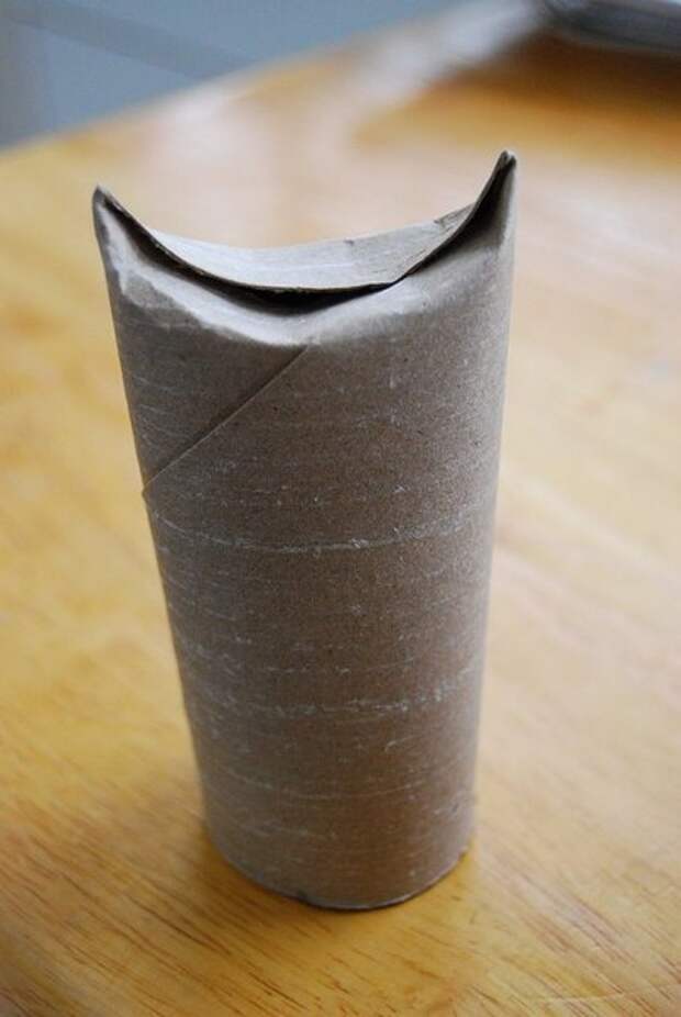 Животные из картонных цилиндров от туалетной бумаги
