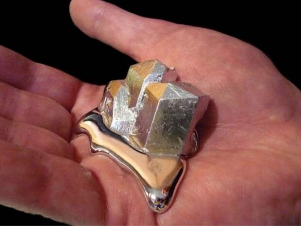 gallium01 Галлий   редкий метал, который тает в руках
