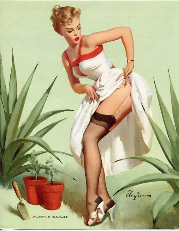 Pin-up — художник Джил Элвгрен
