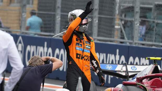 Пилот McLaren Норрис выиграл спринт на Гран-при Майами чемпионата «Формулы-1»