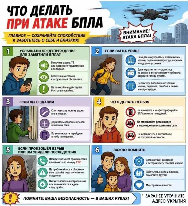 В Владимире утром отражена атака БПЛА ВСУ, пострадавших нет