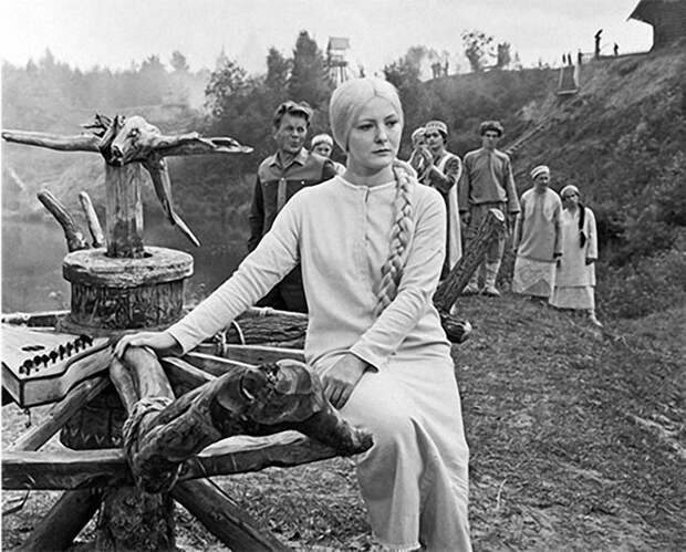 На съемках фильма «Снегурочка», 1968 г история, советское кино, фото со съёмок