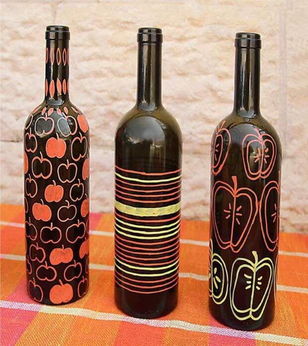 Роспись винных бутылок