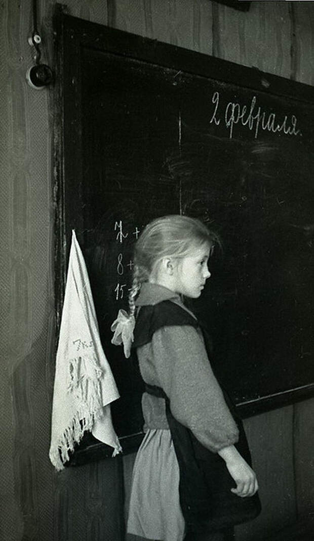 1364 Школа в советской деревне 1964 год