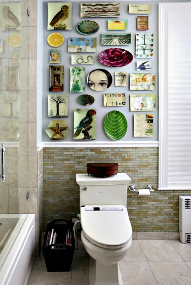 15 нетривиальных идей для дизайна туалета без скучной плитки и пластика