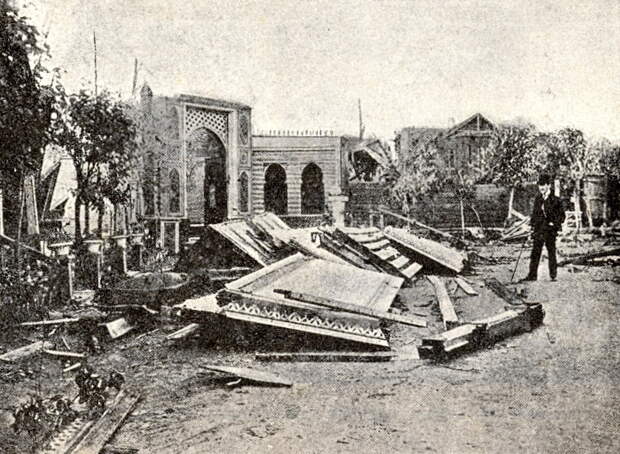 3002 Ураган 16 июня 1904 года Ресторан Золотой якорь в Сокольниках.jpg