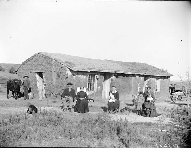 Как поднималась американская целина. Архивные фотографии пионеров Великих равнин конца 19-го века 26