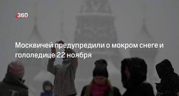 Гидрометцентр России: Москву ждет мокрый снег и гололедица 22 ноября