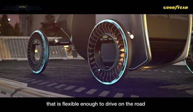 Goodyear предложила совместить колеса и воздушные винты у летающих машин-3 фото + 1 видео-