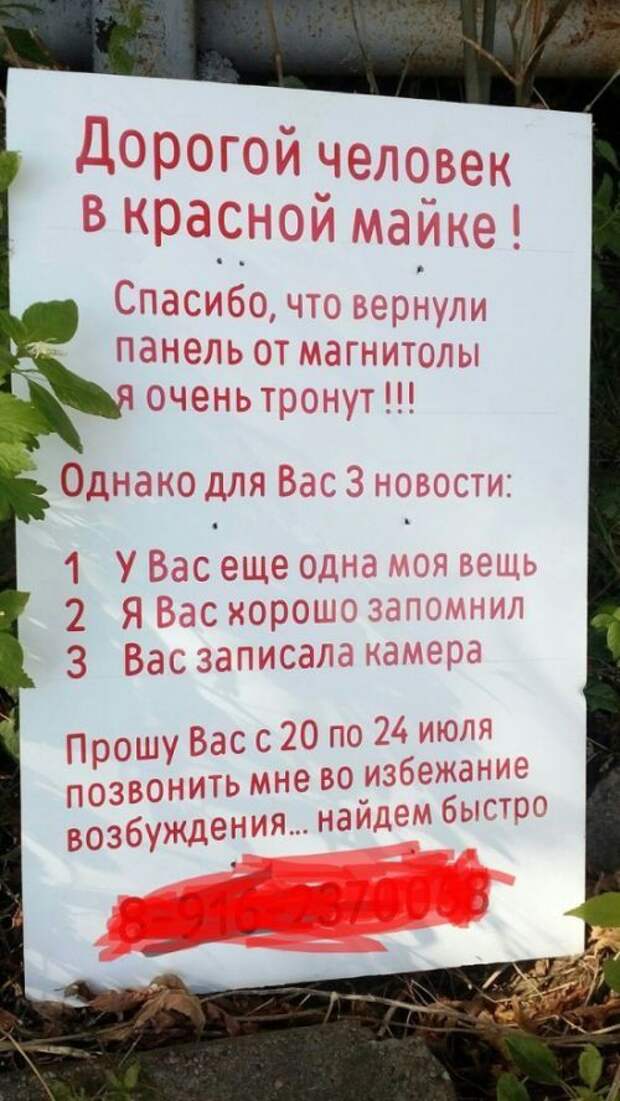 Забавные информационные объявления (22 фото)