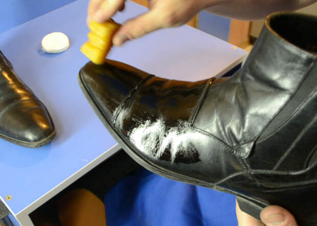 как очистить обувь от соли