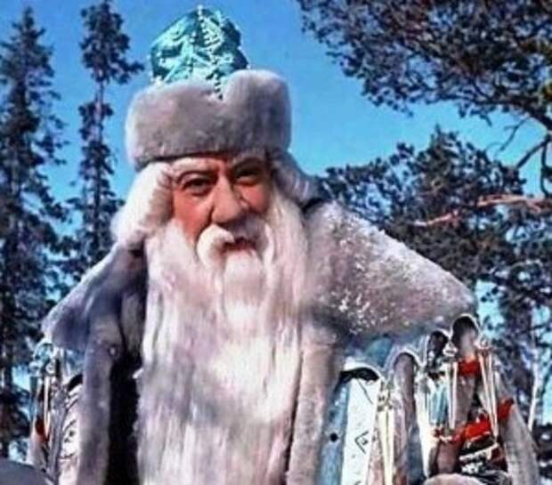 Александр Хвыля в роли Морозко в фильме "Морозко". 1964. режисер Александр Роу