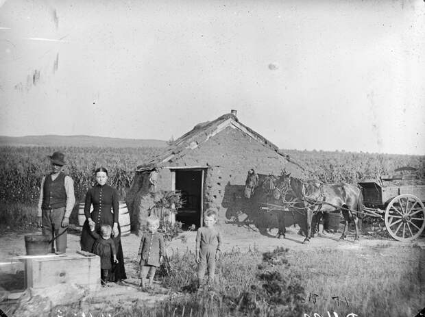 Как поднималась американская целина. Архивные фотографии пионеров Великих равнин конца 19-го века 1