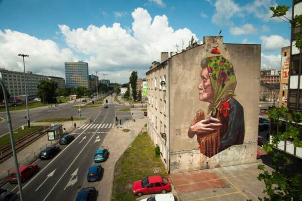 Уличные фрески от Etam Cru Уличные фрески от Etam Cru